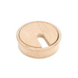 Kabelgennemfring "Mosel" 80x23mm - Egetr uden Lak