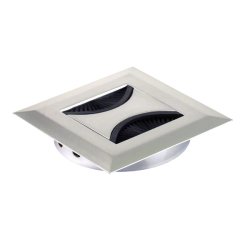 Kabelgennemfring "Brenz" 80x13 Aluminium Look