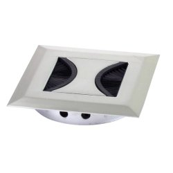 Kabelgennemfring "Brenz" 80x13 Aluminium Look