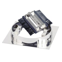 Kabelgennemf�ring "Brenz" �80x13 Aluminium Look