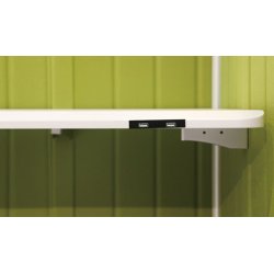 USB Ladestik til Mbler og Bordplader - Slv