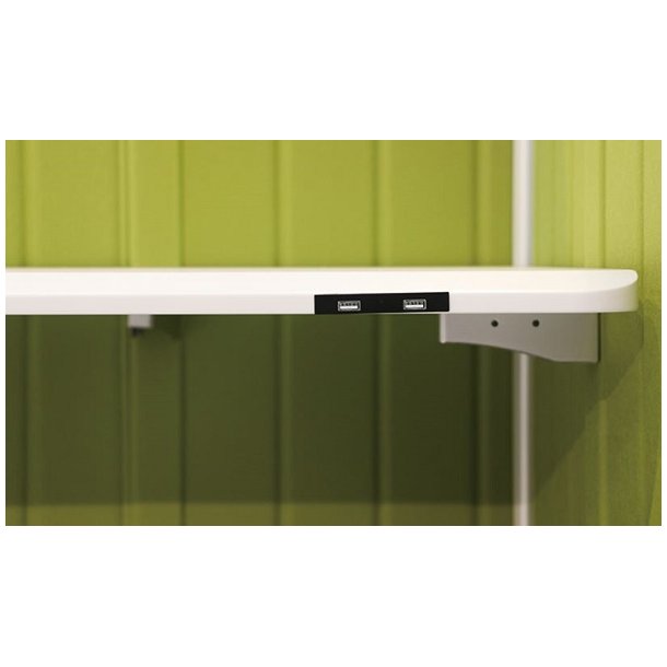 USB Ladestik til Mbler og Bordplader - Slv