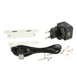 USB Ladestik til Mbler og Bordplader - Hvid