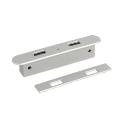 USB Ladestik til Mbler og Bordplader - Slv