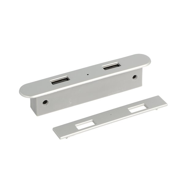 USB Ladestik til Mbler og Bordplader - Slv