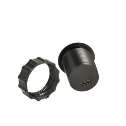 USB Ladestik til Mbler og Bordplader - Sort