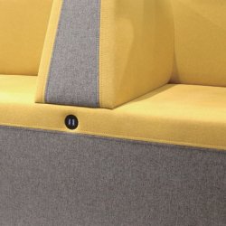 USB Ladestik til Mbler og Bordplader - Hvid