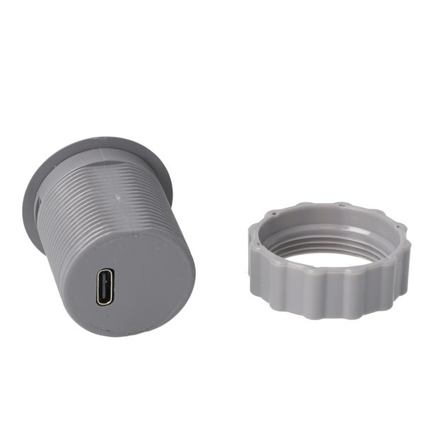 USB Ladestik til Mbler og Bordplader - Gr