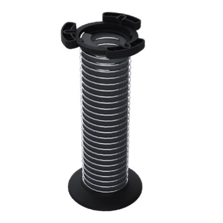 Kabelf�ring Top+Bundbeslag - Sort - til Spiral 520655