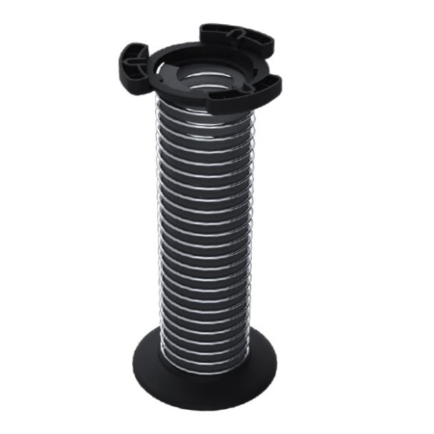 Kabelfring Top+Bundbeslag - Sort - til Spiral 520655