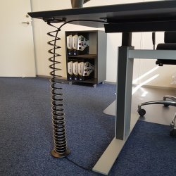 Kabelfring Top+Bundbeslag - Sort - til Spiral 520655