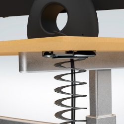 Kabelfring Top+Bundbeslag - Sort - til Spiral 520655