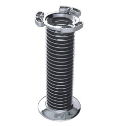 Kabelfring Top+Bundbeslag - Forkromet - til Spiral 520655