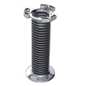 Kabelfring Top+Bundbeslag - Forkromet - til Spiral 520655