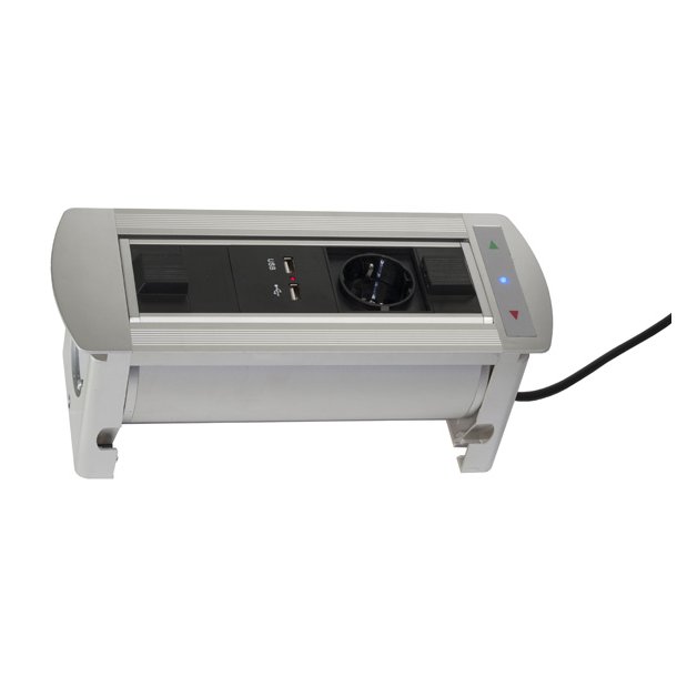 Stikdse, Roterende m/Motor, Indbygning - 270x110x103mm