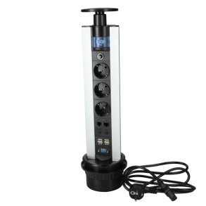 Stikdse, Pull-Up, til Indbygning - 100x460mm