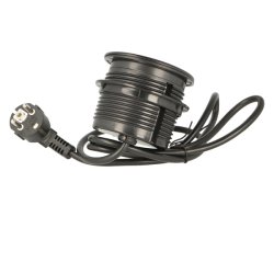 Stikdse 80mm - 1 Stikkontakt, 1 Stk USB-A +1 Stk USB-C