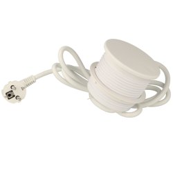 Stikdse 80mm - 1 Stikkontakt, 1 Stk USB-A +1 Stk USB-C