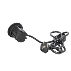 Stikdse 60mm - 1 Stikkontakt, 1 Stk USB-A +2 Stk USB-C