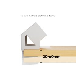 Stikd�se med Bordklemme -  3 Udtag, USB A + C