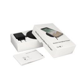 Tr�dl�s Oplader til Mobiltelefon - �80 mm - 15W