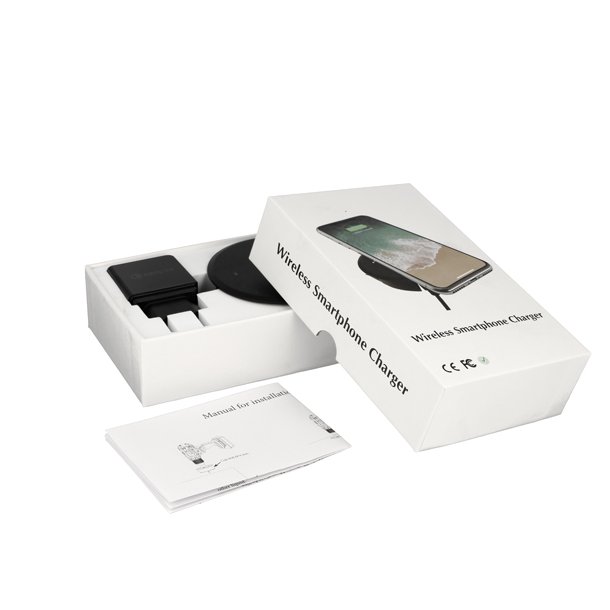 Tr�dl�s Oplader til Mobiltelefon - �80 mm - 15W