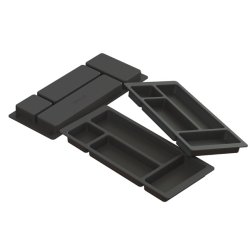 Universal Pennebakke 140x324x25mm - Sort