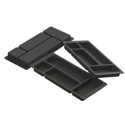 Universal Pennebakke 140x324x25mm - Sort