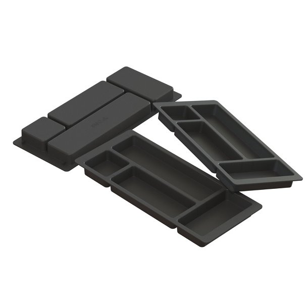 Universal Pennebakke 140x324x25mm - Sort