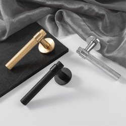 D�rgreb S�t "House" - B�rstet Messing Finish