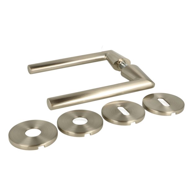 D�rgreb S�t "Jazz" - B�rstet St�l - Massiv