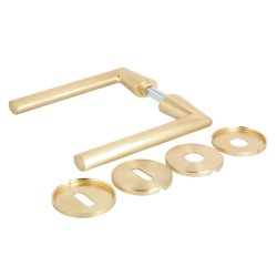 Drgreb St "Jazz" - Brstet Messing - Massiv