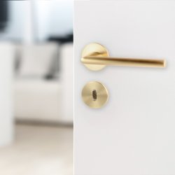 Drgreb St "Jazz" - Brstet Messing - Massiv