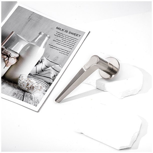 D�rgreb S�t "Funk" - B�rstet St�l - Massiv