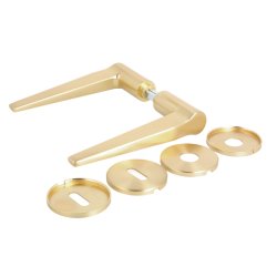 Drgreb St "Funk" - Brstet Messing - Massiv