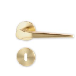 Drgreb St "Funk" - Brstet Messing - Massiv