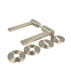 D�rgreb S�t "Rock" - B�rstet St�l - Massiv