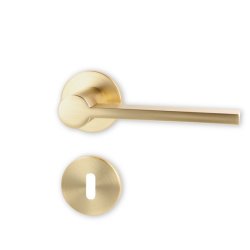 Drgreb St "Rock" - Brstet Messing - Massiv