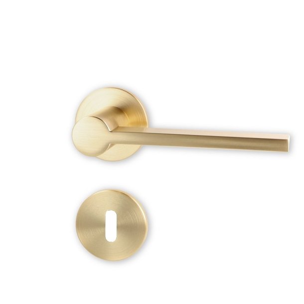 Drgreb St "Rock" - Brstet Messing - Massiv