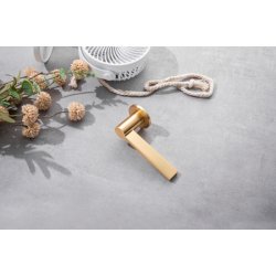 Drgreb St "Rock" - Brstet Messing - Massiv