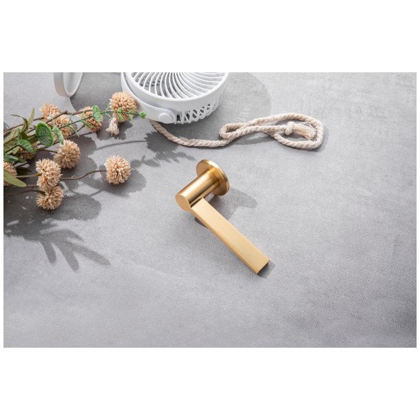 Drgreb St "Rock" - Brstet Messing - Massiv