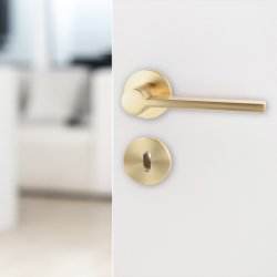 Drgreb St "Rock" - Brstet Messing - Massiv