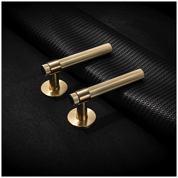 D�rgreb S�t "House" - B�rstet Messing Finish