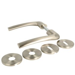 D�rgreb S�t "Trance" - B�rstet St�l - Massiv