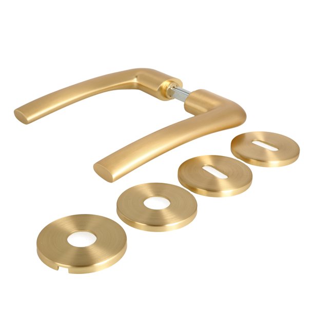 Drgreb St "Trance" - Brstet Messing - Massiv