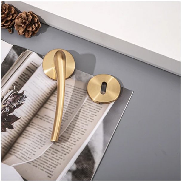 D�rgreb S�t "Trance" - B�rstet Messing Finish