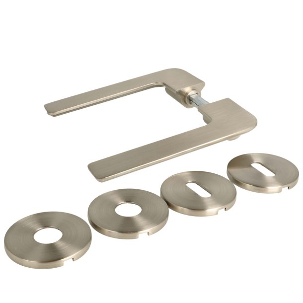 D�rgreb S�t "Disco" - B�rstet St�l - Massiv