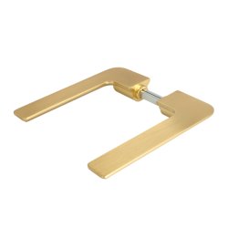 Drgreb St "Disco" - Brstet Messing - Massiv