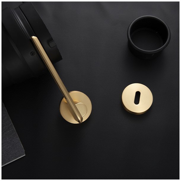 D�rgreb S�t "Disco" - B�rstet Messing Finish