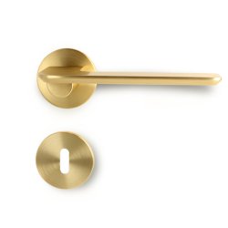 Drgreb St "Disco" - Brstet Messing - Massiv